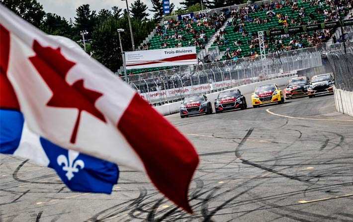Championnat du Monde FIA de Rallycross : Les Peugeot 208 WRX Evo sur le podium au Canada