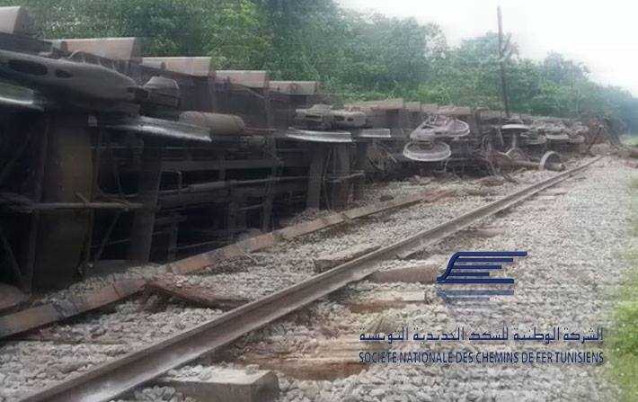 Draillement dun train  Grombalia : Interruption du trafic entre Sfax et Tunis