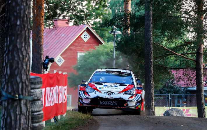 La Toyota Yaris WRC sapprte  retrouver les routes d'asphalte au rallye dAllemagne