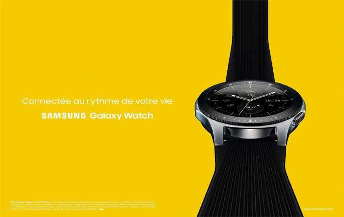 Galaxy Watch, la nouvelle montre connectée de Samsung