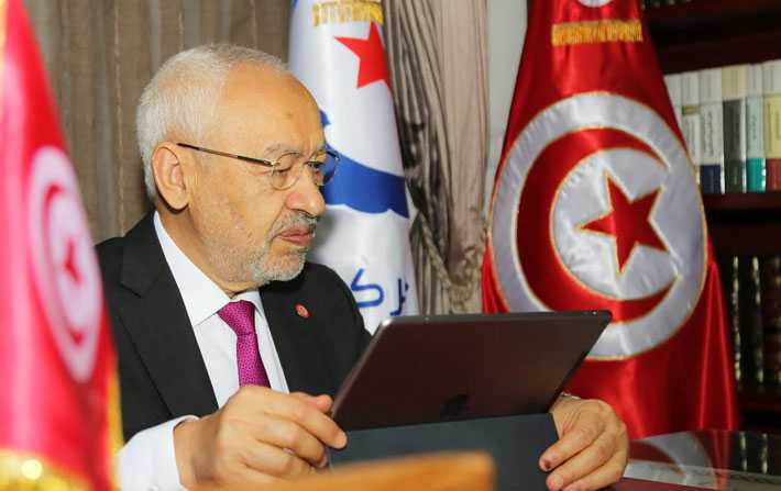 Rached Gannouchi sentretient avec plusieurs de ses homologues

