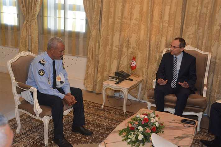 Hichem Fourati reçoit le policier agressé à Bizerte