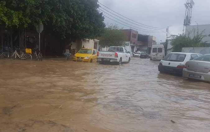 Inondations spectaculaires au Cap Bon