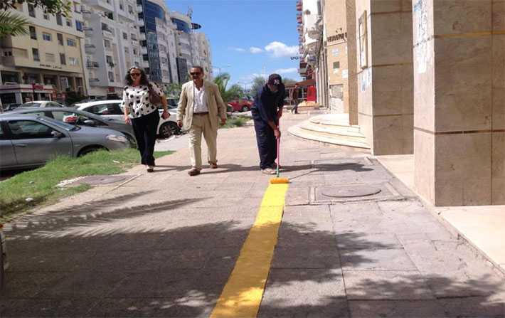 A Ennasr, un nouveau traage pour la libration des trottoirs