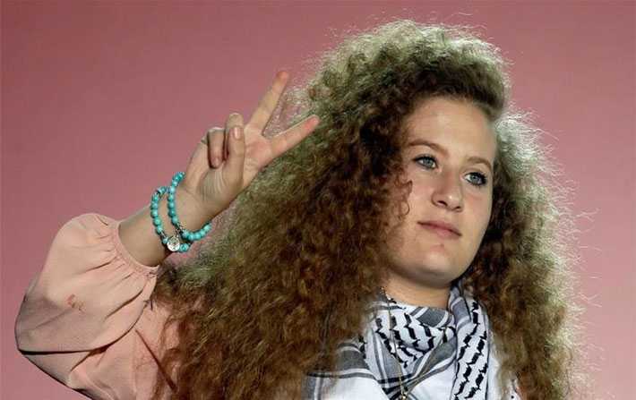 Ahed Tamimi arrive en Tunisie