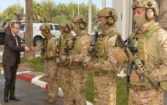 Bir Bouregba : Hichem Fourati rend visite aux unités spéciales de la Garde nationale