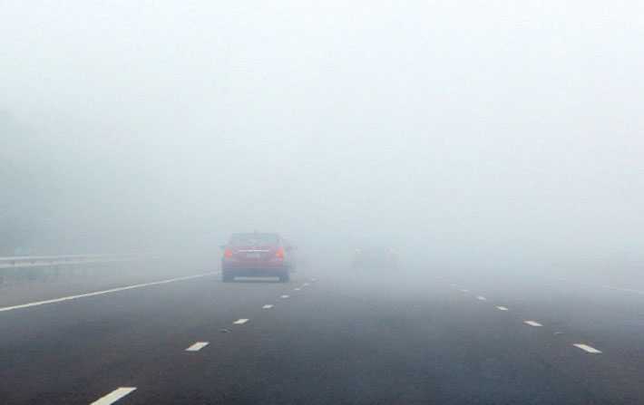 Les automobilistes appelés à la vigilance à cause du brouillard