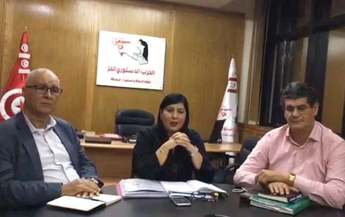 Abir Moussi annonce une escalade contre Sihem Ben Sedrine et lIVD

