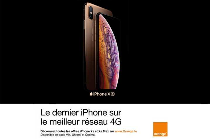 L’iPhone XS disponible à partir du 23 Novembre chez Orange Tunisie