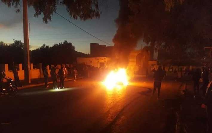 Kasserine : Des manifestations suite au dcs du correspondant de Telvza TV

