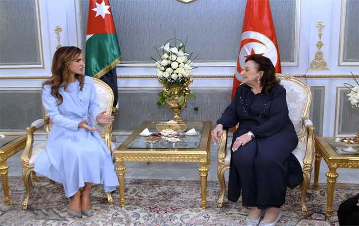 Une rencontre entre la premire dame de Tunisie et la reine Rania
