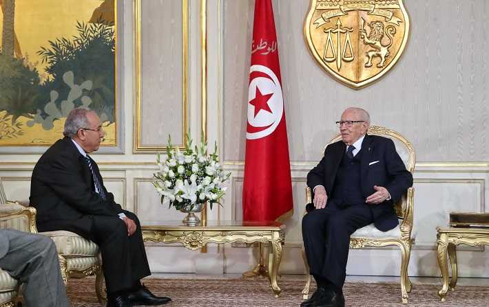 Ramtane Lamamra reu par Bji Cad Essebsi et Youssef Chahed