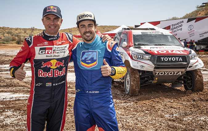 Le Toyota Hilux Dakar test par Fernando Alonso