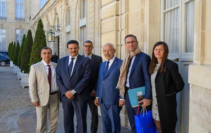 Rached Ghannouchi fait de la diplomatie populaire à Paris