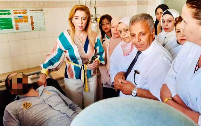 Agression  lhpital Mahmoud Materi : Sonia Ben Cheikh au chevet des victimes 