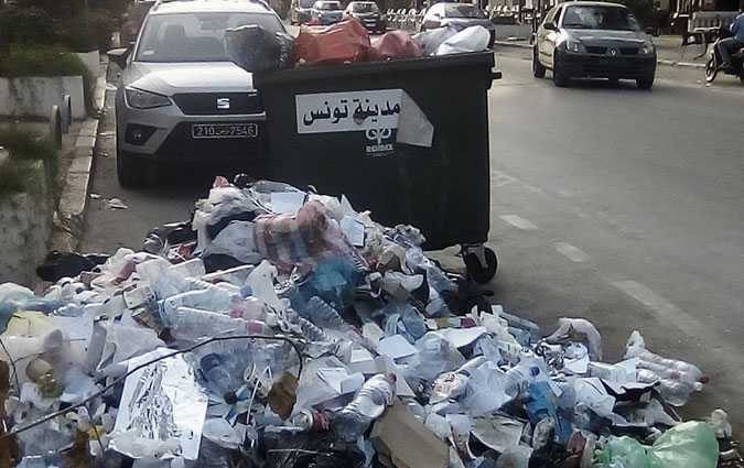 Les ordures saccumulent  Tunis !