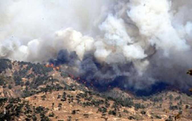 Maîtrise de l’incendie du mont Châambi