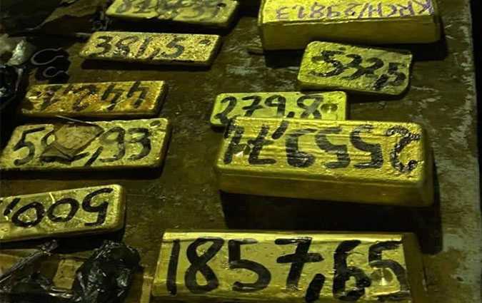 La douane saisit 46 kg de lingots d'or