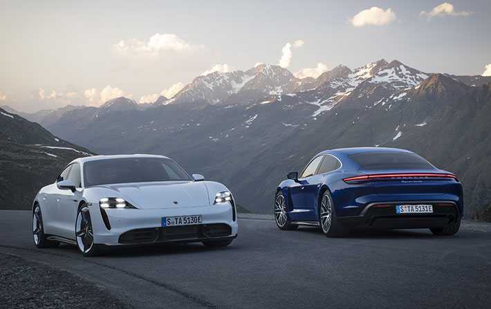Taycan, la 1ère voiture de sport Porsche entièrement électrique