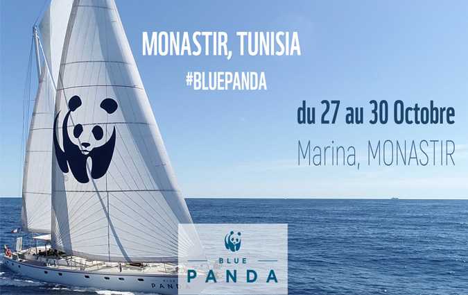 Blue Panda, le navire du WWF, arrive en escale  Monastir

