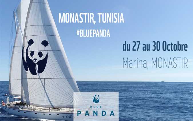 Blue Panda, le navire du WWF, arrive en escale à Monastir