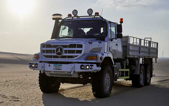 Mercedes-Benz présente la nouvelle génération du camion tout-terrain, Zetros