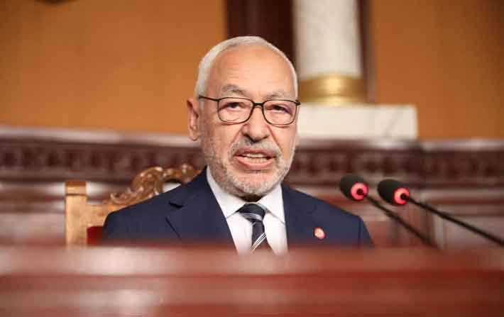 Rached Ghannouchi sentretient avec Ismal Haniyeh et Khaled Mechaal 
