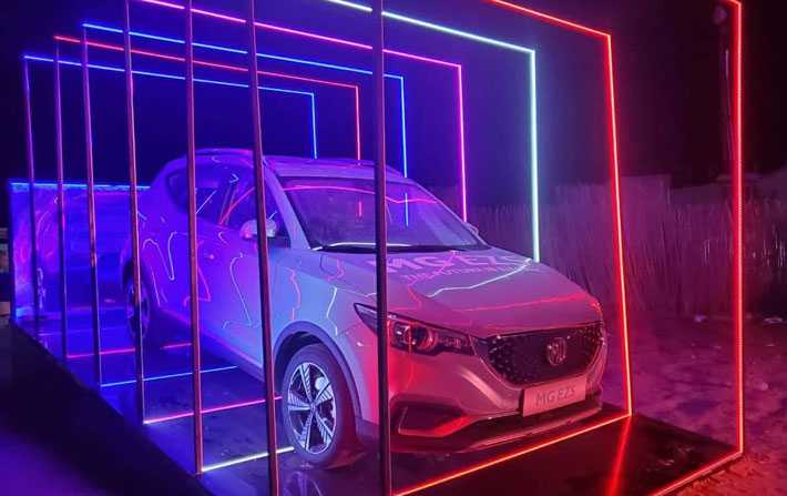 Dunes Electroniques 2019 : MG Motors dvoile sa premire voiture lectrique, EZS