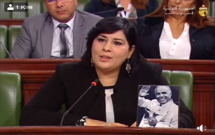 Abir Moussi : les nominations au cabinet de Rached Ghannouchi violent la loi !

