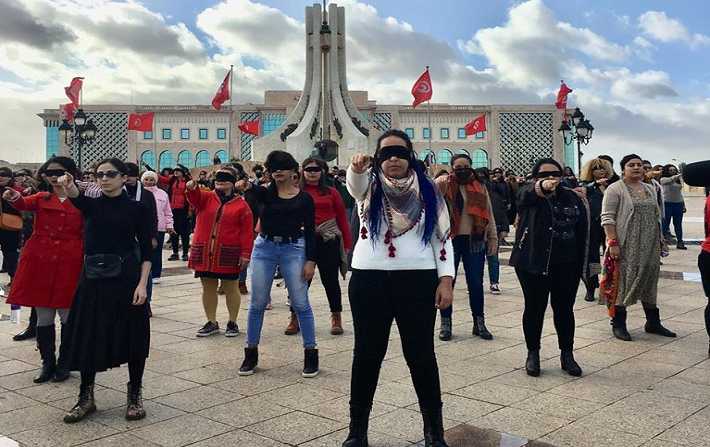 Rassemblement fministe  la Kasbah