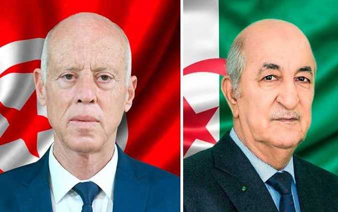 Kaïs Saïed présente ses condoléances à Abdelmajid Tebboune