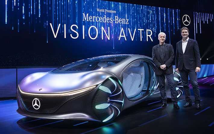 Mercedes-Benz présente son nouveau concept inspiré par le futur, Vision AVTR