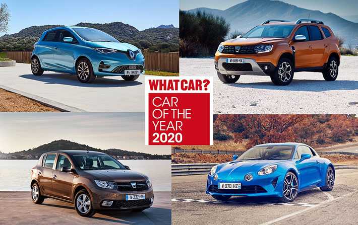 Trophes What Car? 2020 : Renault, Dacia et Alpine mis  lhonneur