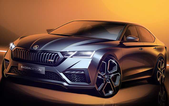 Skoda présente des esquisses de l’Octavia RS iV