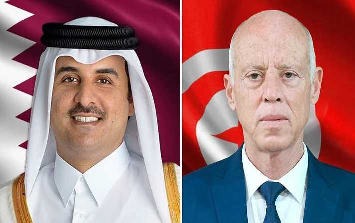 Lmir du Qatar en visite en Tunisie
