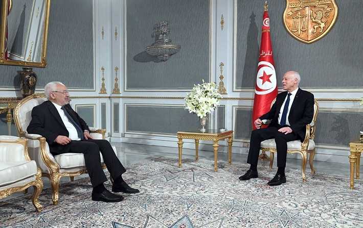 Ghannouchi chargé d'entamer les négociations avec Saïed pour un nouveau gouvernement
