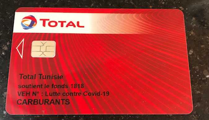 Total Tunisie fait don de cartes carburant pour aider les professionnels de la santé dans leur mission