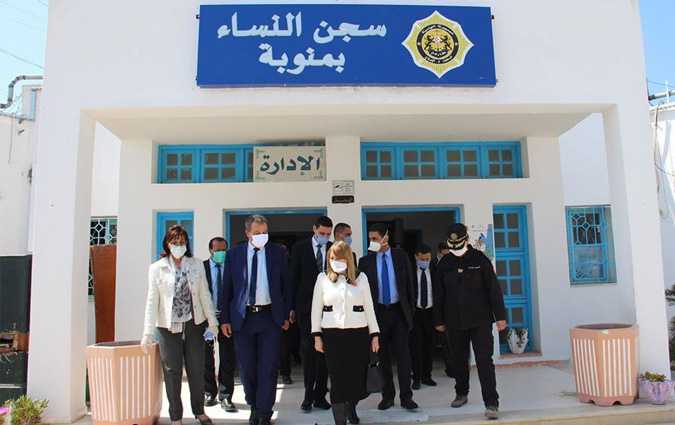 Abdellatif Mekki et Thouraya Jribi visitent la prison pour femmes de La Manouba
