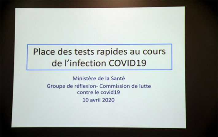 Le comit scientifique Covid-19 examine lutilisation des tests rapides
