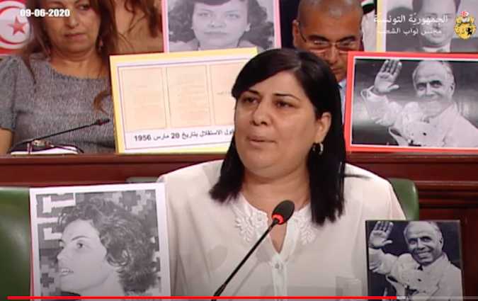 Motion de demande dexcuses  la France : Abir Moussi exige des hommages pour les militants destouriens 
