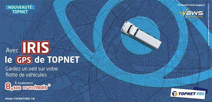 Topnet lance sa solution de géolocalisation des véhicules