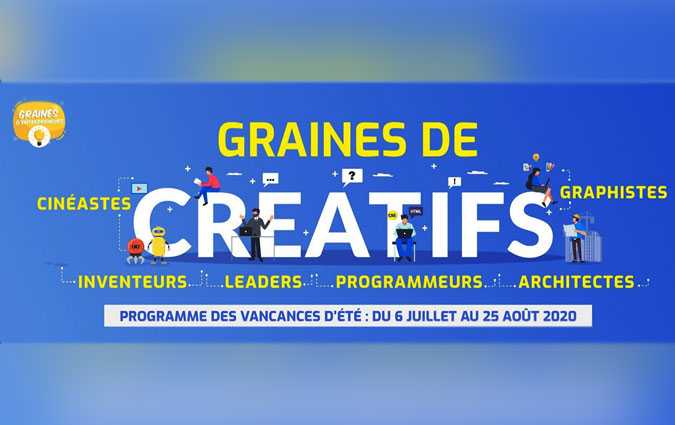 Graines de Cratifs - Le programme estival 2020 de Graines d'entrepreneurs 