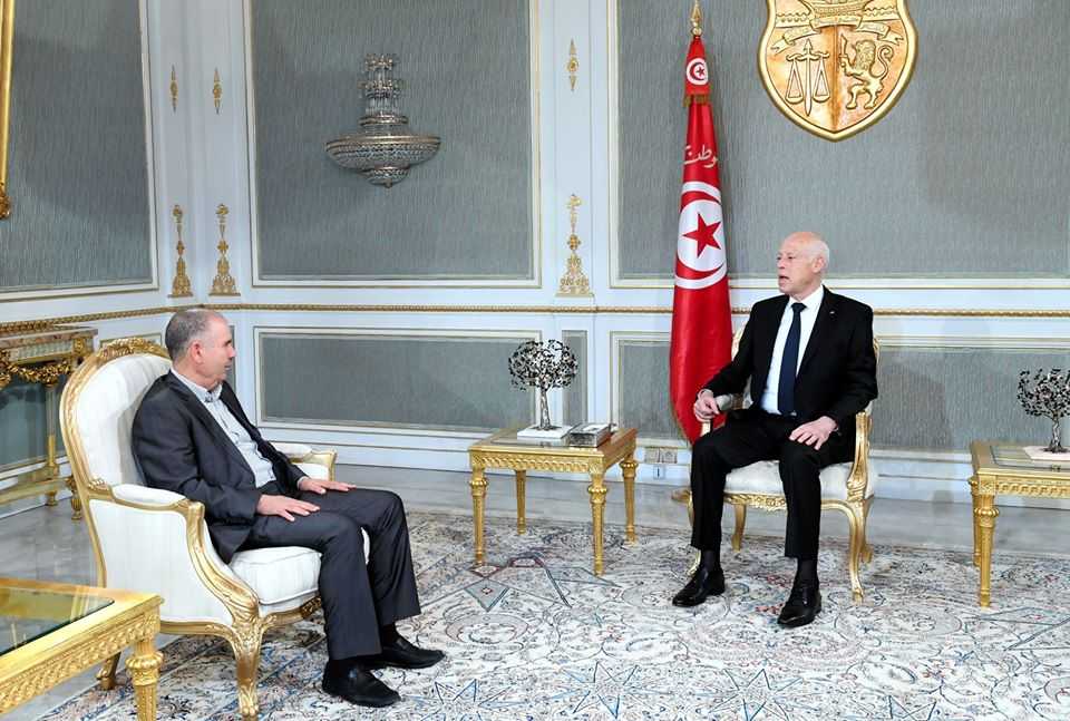 Kaïs Saïed et Noureddine Taboubi discutent de la situation politique