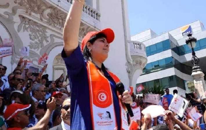 Manifestation du PDL devant le Théâtre municipal : Ghannouchi « dégage » !