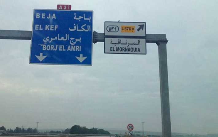 Réouverture des routes menant à El Mornaguia