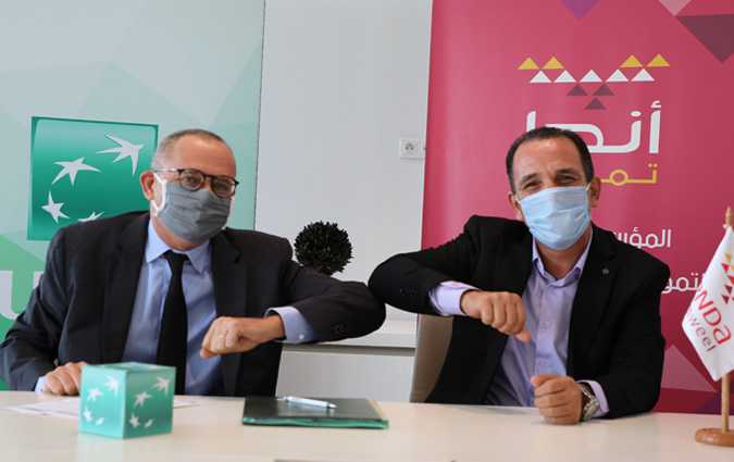 l’UBCI et le groupe BNPParibas réaffirment leur soutien à Enda Tamweel à travers un financement de 12 millions de dinars et un don de 50 keur