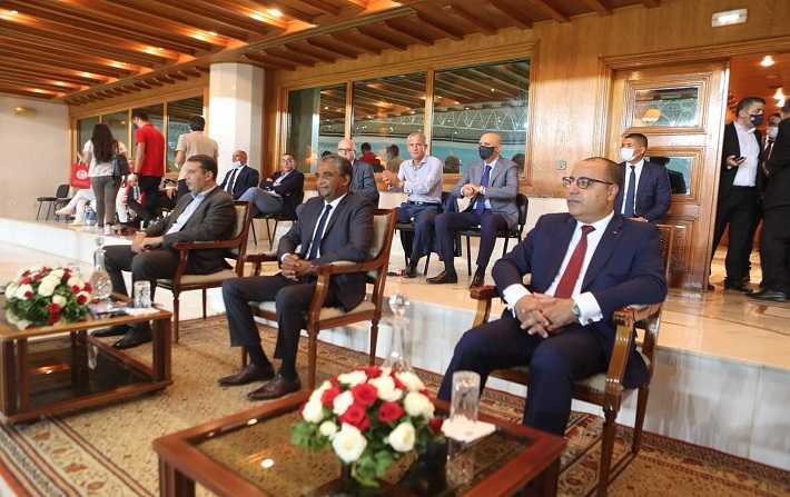 Hichem Mechichi assiste à la finale de la Supercoupe de Tunisie