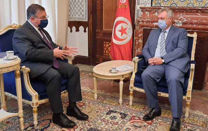 Donald Blome reu par Ali Kooli, ritre la volont des USA de soutenir la Tunisie