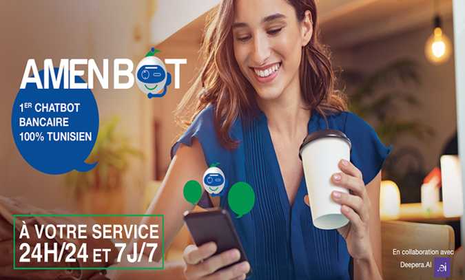 Lancement du premier Chatbot bancaire AmenBot par Amen Bank