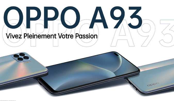 Oppo lance en Tunisie son nouveau smartphone A93 avec six camras et un cran Amoled